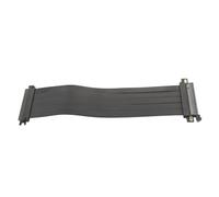 Cable Riser PCIe 4.0 para GPU Compatible con RTX 4090 3090ti 3080ti 3070ti 3060ti RX6900XT Z590 Z690, 180 Grados, Reducción de Temperatura, 20cm, Negro (30 cm)