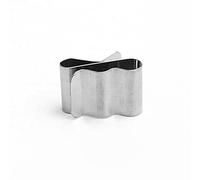 Cable robusto. Clip for cable solar de acero inoxidable SUS304 for módulo fotovoltaico (plata), paquete de 100-400 unidades(400 pieces)