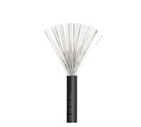 Cable Rojo/Negro/Verde/Blanco/Azul/Amarillo de 1m UL3266 30/28/26/24/22/20/18/16/14/12AWG PE Aislamiento for electrodomésticos Cables Cobre estañado(Black 1m,22AWG)