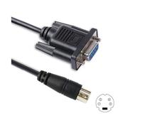 Cable RS232 D-Sub de 9 Pines DB9 Hembra a Cable Macho MI-N DIN 4P for TRS02320