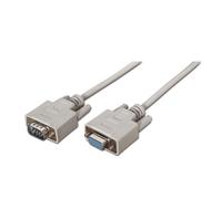 Cable RS232 DB9 Macho - Hembra Beige (18 mts) - AISENS