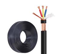 Cable RVVP De Alta Flexibilidad, 3 Núcleos, 12-22 AWG, Cable De Cadena Portacables Con Doble Revestimiento De 0,3-2,5 Mm², Núcleo De Cobre Sin Oxígeno, Para Inversor, CNC Y Automatización(100ft,14AWG)