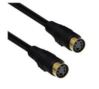Cable S-Video, Cable De Conexión Mini DIN De 4 Pines, Macho A Macho/Macho A Hembra, For Conexión De DVD, Receptor DSS, VCR, DVR Y PVR Audio Video(F to F(15cm))