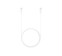 Samsung EP-DX310 Cable de datos de carga, USB tipo C a USB tipo C (5 A, 1,8 m), blanco