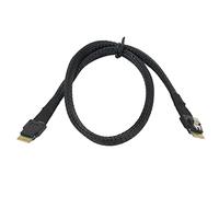 Cable SAS Delgado, Cable Micro, Alta Flexibilidad, Velocidad de 12 Gbps, Material de PVC, Chapado en Oro, Amplia Aplicación, para Chasis de Escritorio HDD (1 Metro/3,3 pies)