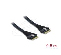 Cable SAS DeLOCK 82303 0,5 m Slim SAS SFF-8654 8i a Slim SAS SFF-8654 8i