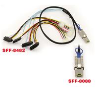 Cable SAS MiniSAS SFF-8088 a SFF-8482 Longitud 100cm KALEA-INFORMATIQUE