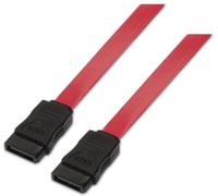 Cable Sata 7 Pin 50CM (Negro/Rojo) - AISENS