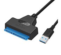 cable sata Adaptador sata a usb 3.0 Adaptador ssd usb Compatible con discos duros externos e internos SSD/HDD de 2,5 pulgadas Compatible con los sistemas operativos Windows, Mac