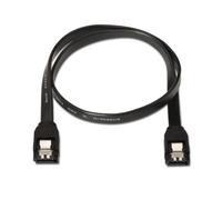 Cable SATA AISENS A130-0157 0.5m 6Gbps Negro con anclaje y RoHS