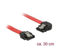 Cable SATA Delock 83963 0,3 m Macho/Macho Negro/Rojo
