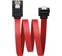 Cable SATA III Angular NanoCable 50 CM Rojo c/trave