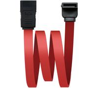 Cable SATA III Angular NanoCable 50 CM Rojo OEM