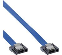 Cable SATA III InLine S-27701K 15 cm Azul Macho/Macho