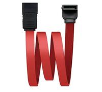 Nanocable - 10.18.0202-OEM cable de SATA 0,5 m Negro, Rojo