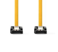 Cable SATA Nedis | 6 Gbps | SATA 7 patillas hembra|SATA 7 patillas hembra - Niquelado | 1,00 m | Plano | PVC | Amarillo | Caja