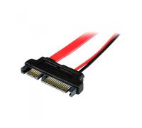 Cable sata startech 0.15m - macho - hembra - rojo