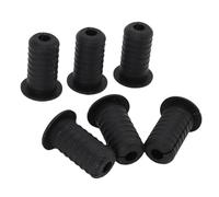 Cable Satelital Implementado, 6 Pcs Resistencia a la Temperatura 3/4 en Tum de Cable de Diámetro Exterior para Proyectos o Reparaciones (Black)
