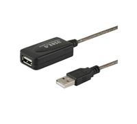 Cable SAVIO CL-76 USB 2.0 Tipo Am - USB 2.0 Tipo AF 5 M Negro