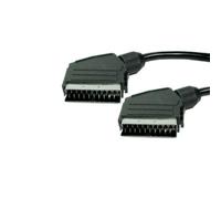 Cable SCART DCU Advance Tecnologic 301000 21-Pin Macho-Macho 3 m Negro
