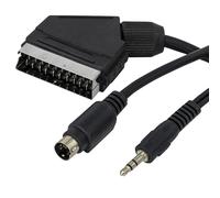 Cable SCART Macho - S-VIDEO + Jack 3.5mm Estéreo (5 mts)