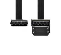 Nedis Cable SCART Plano SCART Mac ho - SCART Macho en Angul