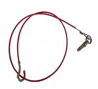 Cable seguridad para la ruptura de los cabezales y enganches de remolque AL-KO longitud 950 mm