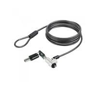 StarTech.com Cable de Seguridad de Acero para Ordenador Portátil Compatible con Noble Wedge® - Cable de 2m - Candado Antirrobo con Llave - para DELL XPS/Portátiles 2 en 1 (NBLWK-Laptop-Lock)
