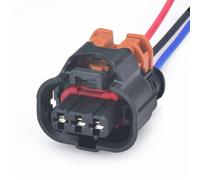 cable sensor coche 13801763 F872100 Compatible Con Peugeot Conectores Automotrices De 3 Pines Bobina De Encendido Del Motor Sensor De Temperatura Agua Conector Del Mazo De Cables