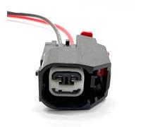 cable sensor coche Compatible con Jeep para Grand para Cherokee para Wrangler 2P Arnés de cableado del conector electrónico del inyector de combustible 13627749