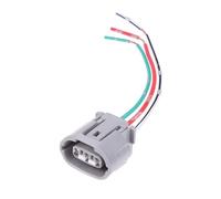 cable sensor coche Compatible con Suzuki conector del regulador de 3 pines para coche reparación de cables del alternador arnés de regulador de 3 cables(Gray)