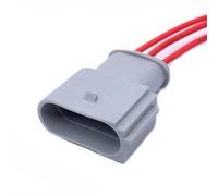 cable sensor coche Conectores de cable eléctrico para faros antiniebla sensor de cigüeñal automático 3P, arnés de cables hembra-macho 1J0973723G 1J09737236(Male)