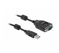 Cable serial DELOCK 90497 USB Tipo A a RS-232 DB9 con probador LED 2 m
