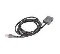 Cable Serial RS232 para escáner de códigos de Barras Symbol LS1203, LS2208 y LS4208, Cable Serial RJ45 a DB9 con Cubierta de PVC, Cable Plug and Play de 2 Metros para Equipos POS