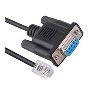 Cable serie DB9 a RS-232 RJ11 6P6C de 6 pies para UPS APC compatible con APC Rack PDU AP78xx AP79xx AP86xx AP88xx AP89xx Rack interruptores de transferencia automática AP7752 AP7752 AP7730 AP7732