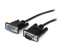 Startech Cable 1m Extension Db9 Serie One Size Black