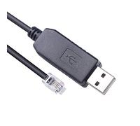 Cable serie de consola de actualización de telescopio USB a RS232 RJ9 4P4C para Ioptron Equatorial IEQ30 Pro CubePro Cube-II SkyGuider Pro emc60 AZ Mount Pro ZEQ25 SmartEQ Pro(10 pies, USB)