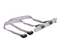 Cable serie DeLOCK 0,4 m DB-9 Macho a Hembra