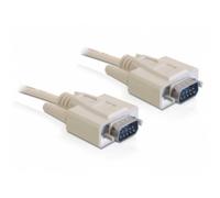 Cable serie DELOCK Sub-D 9 3m beige alta compatibilidad y robustez