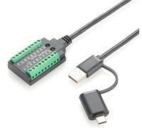 Cable serie FTDI USB a RS232 RS485 RS422 TTL 3, V 5V con Chip FT232RNL USB-C USB-A a adaptador de puerto COM