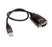 Ewent Cable convertidor USB a Serie EW1116 – Macho a Macho – 1,5 m Negro