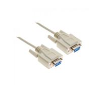 CABLE SERIE NULL MODEM, DB9/H-DB9/H, 1.8 M