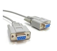 Cable Serie RS-232 DB9 Nulo Modem Blindado 9 Pines 1m/2m/3m/5m/10m Lote