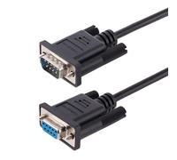 StarTech Cable RS232 DB9 3m 9FMNM-3M-RS232-CABLE – Módem nulo cruzado, blindado Al-Mylar