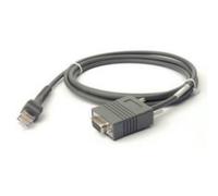 Cable serie Zebra RS232 DB9 macho a hembra gris 2,1 m