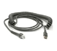 CABLE - SHIELDED USB: SERIES A CONNECTOR 15FT. (4.6M) COILED CBA-U29-C15ZBR