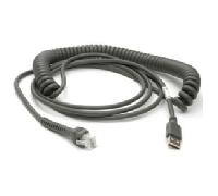 CABLE - SHIELDED USB: SERIES A CONNECTOR 15FT. (4.6M) COILED CBA-U29-C15ZBR