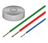 Cable silicona 1mm 500v color rojo