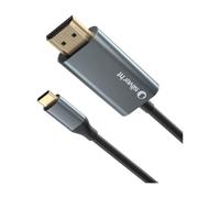 Silver HT - Logan 4K Connect USB C a Conexión HDMI. Compatible con Smartphones, tablets, PC, portátiles, notebooks y Macbook/MacStudio. Ideal Para Uso Diario Con Longitud de Cable 1,8 Metros