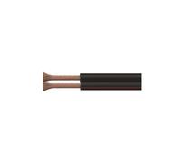Cable sin apantallamiento 2x0,50 negro/rojo S8250/100m